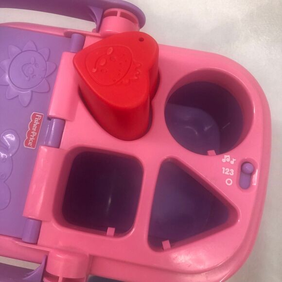 Fisher price laugh and learn sweet sounds picnic basket shape sorter toy - Picture 3 of 6